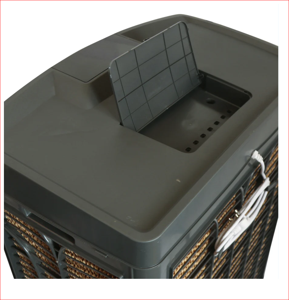 Voltas 110L Desert Cooler Tejas 110 | Honeycomb Cooling | Ice Chamber | Inverter Support | Heavy Duty Wheels