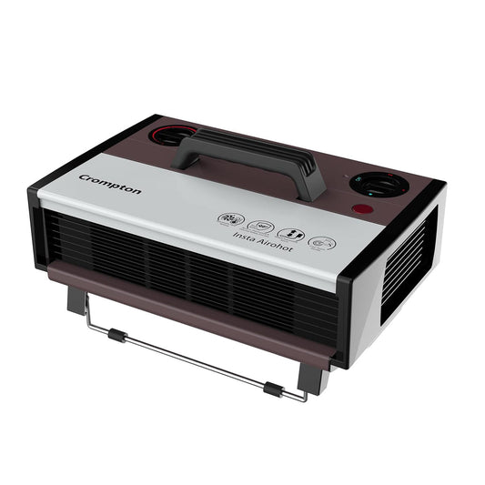 Crompton Insta Airohot 2000W Heat Convector Room Heater with Adjustable Thermostat, Overheat Protection & ISI Certification – Maroon