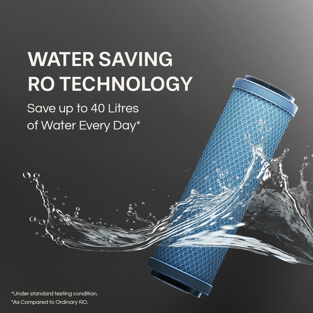 Aquaguard Slim Glass 9-Stage RO+UV Water Purifier | Toughened Glass Body | Active Copper | Real-Time TDS Display | 3.6L Tank | Wall Mount