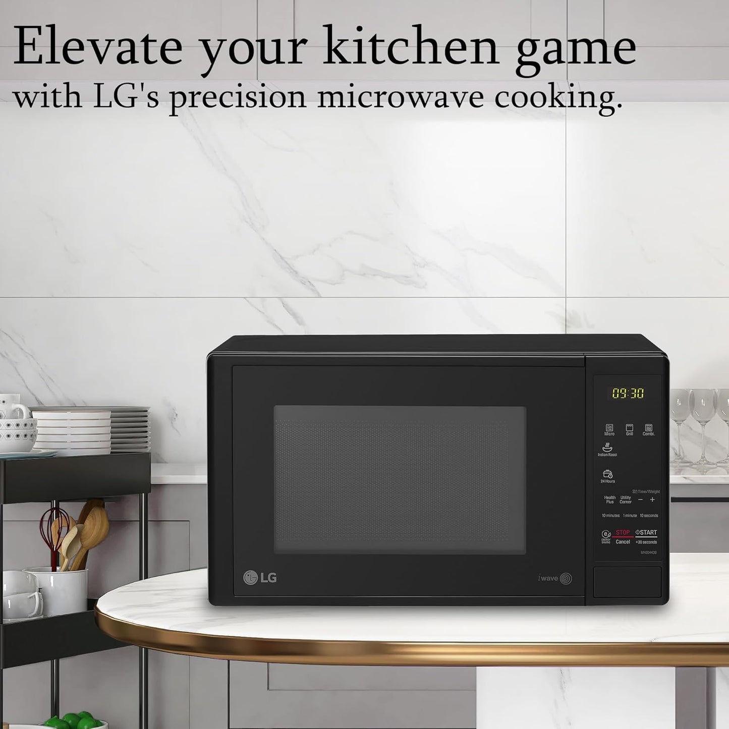 LG MH2044DB 20 L Grill Microwave Oven (Black, Anti-Bacterial Cavity, Health Plus Menu) – Buy Online at Suraj Electronics Delhi NCR