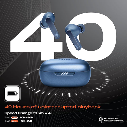 JBL Live Pro 2 True Wireless Earbuds with Adaptive Noise Cancelling, 40H Battery, Multi-Point Connection, Built-in Alexa & Google Assistant – Premium In-Ear Bluetooth TWS | Suraj Electronics
