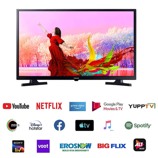 Samsung UA32T4340BKXXL 32 Inch HD Ready Smart LED TV | Tizen OS | Dolby Digital Plus | Screen Mirroring