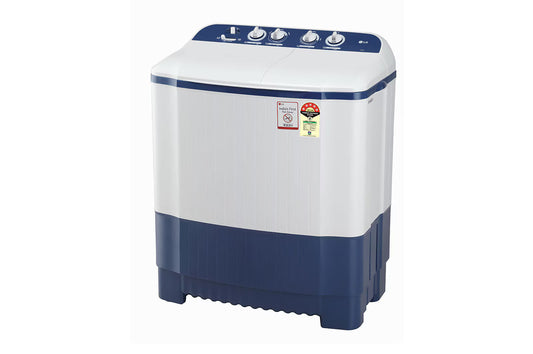 LG P7510RBAZ 7.5 Kg 5 Star Semi-Automatic Top Load Washing Machine – Dark Blue | Roller Jet Pulsator | Collar Scrubber | Rat Away Technology
