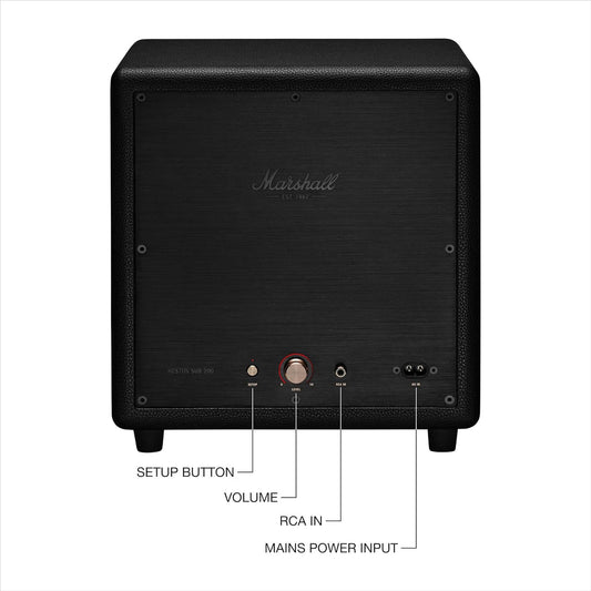Marshall Heston SUB 200 Wireless subwoofer with Bluetooth LE-Audio
