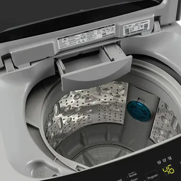 LG T75VBSF1Z 7.5 Kg 5 Star Top Load Washing Machine (Smart Inverter Motor, TurboDrum, Auto Pre Wash, Middle Free Silver)