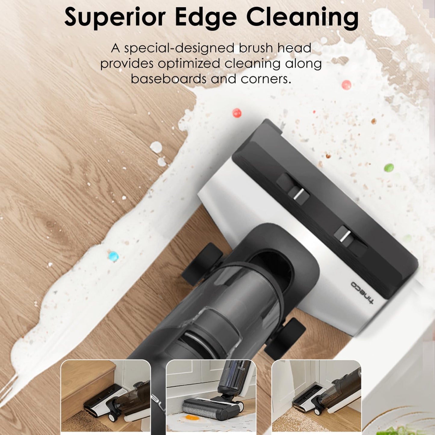 Tineco Floor ONE S5 Plus Smart Cordless Wet & Dry Vacuum Cleaner | iLoop Sensor | Self-Cleaning Brush | Suraj Electronics Delhi NCR