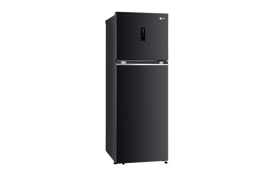 LG GL-T342TESX 322L Double Door Refrigerator, LG ThinQ, Wifi Convertible +Door Cooling , Ebony Sheen, 3 Star