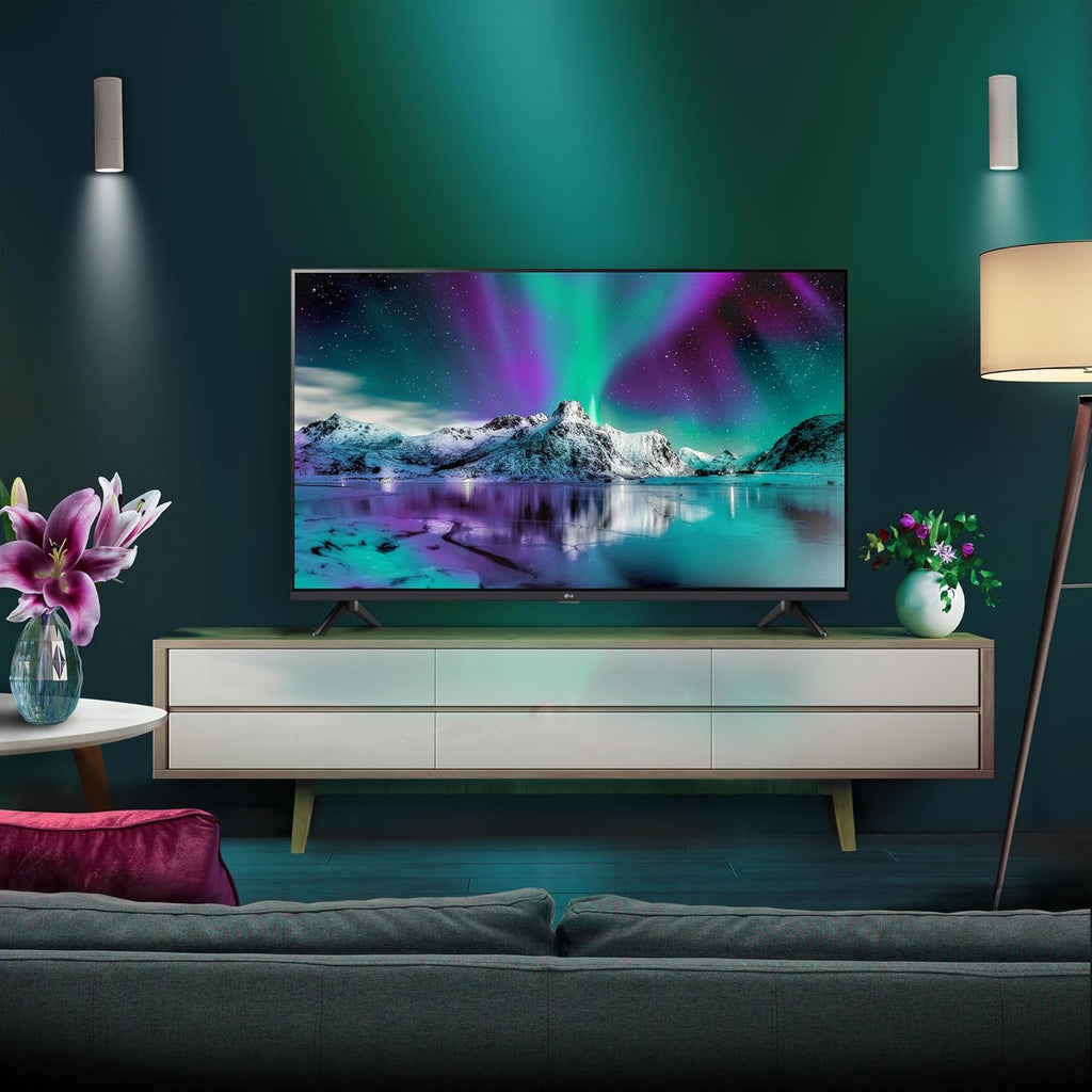LG 43UT73006LA 43 Inch 4K UHD Smart LED TV (Ashed Blue) with α5 AI Processor Gen7, HDR10 Pro, FILMMAKER Mode, Alexa Built-In, Game Optimiser & webOS