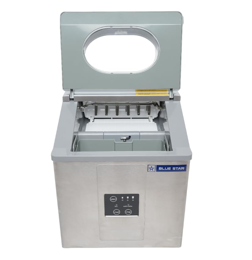 Blue Star ICM15 15 Kg/Day Bullet Ice Cube Machine | Air-Cooled Compact Ice Maker