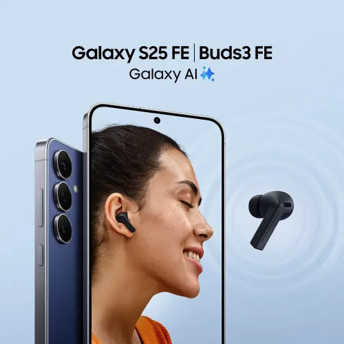 Samsung Galaxy S25 FE 5G (8GB RAM/ 512GB Storage) Galaxy AI | 7x OS Upgrades | AMOLED 120Hz FHD+ Display (Navy)