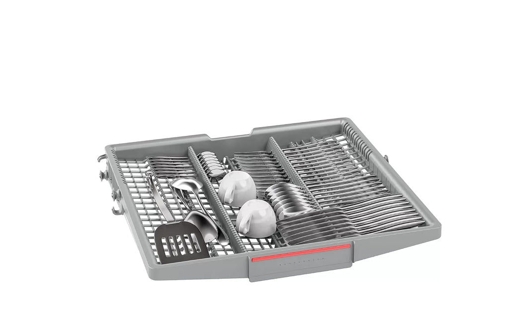 Bosch SMS6HVI01I 14 Place Settings Freestanding Dishwasher (Fingerprint-Free Steel) | Home Connect IoT | Intensive Kadhai Wash | EcoSilence Drive | ExtraDry