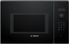Bosch BEL553MB0I Series 6 Built-In Microwave Oven – 25L, Black, LED Display, Grill Function, Stainless Steel Cavity