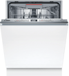 Bosch SMV6HMX01I 15 Place Setting Serie 6 Fully Integrated Built-in Dishwasher – IoT Enabled, SpeedPerfect+, AquaStop, 6 Wash Programs, 60 cm