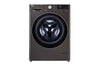 LG FHD1207STB 12/7 Kg AI Front Load Washer Dryer (Inverter Direct Drive, TurboWash 360°, Steam+, Wi-Fi Enabled, Black VCM) – All-in-One Washing Machine