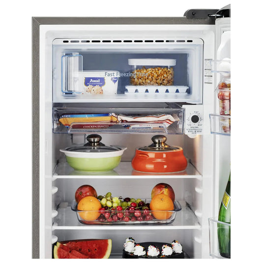 LG GL-B211HBWD, 201 Ltrs 3 Star Inverter Direct Cool Single Door Refrigerator, Blue Waterlily