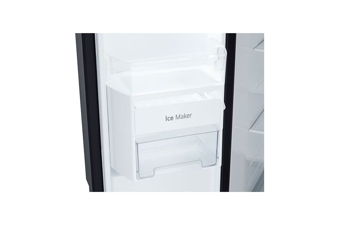 LG GL-B257DBM3 650 L Side-by-Side Convertible Refrigerator – Smart Inverter Compressor, Hygiene Fresh+, DoorCooling+, Smart Diagnosis, Premium Black Glass Finish