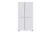 LG GL-B257DLW3 650 Ltr Convertible Side by Side Refrigerator with Premium Glass Door, Smart Inverter Compressor, Linen White Finish