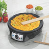 Glen SA-3038N Electric Dosa Maker (1000W, Black) | Adjustable Temperature | Non-Stick Coating | Suraj Electronics Delhi NCR