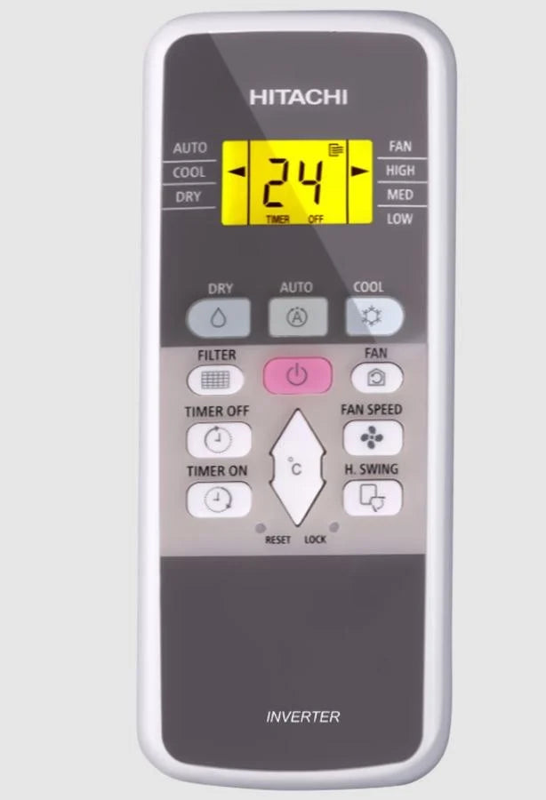 Hitachi RAG136HGDA3Q 3.0 Ton 1 Star Fixed Speed Cassette AC – Ceiling Mounted, R410A Rotary Compressor, Powerful Commercial Cooling