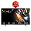 VU 85QV 3-Year Warranty 85 Inch GloLED 4K Ultra HD Smart QLED TV | Masterpiece Series | 120Hz Refresh Rate | Dolby Vision IQ | 136W DJ Sound | Jetplane Grey