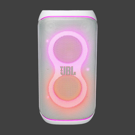 JBL Partybox 120 (White Color ) Wireless Bluetooth 160W Party Speaker, AI Sound Boost, Futuristic Light Show, Upto 12Hrs Playtime