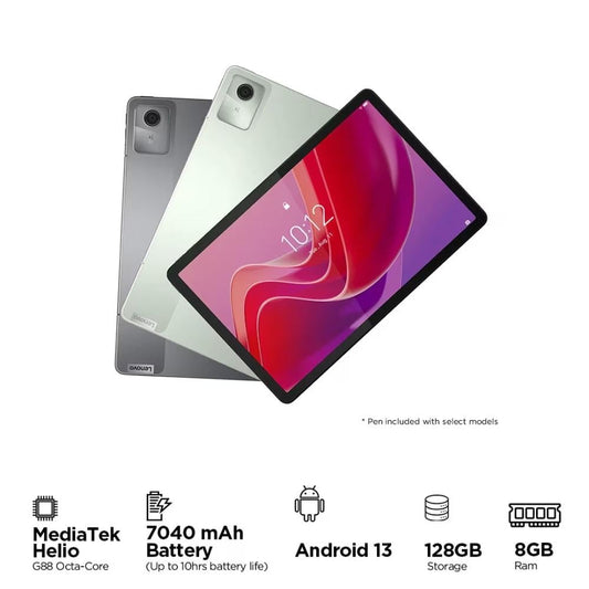 Lenovo M11 27.94 cm (11 inch) Wi-Fi Tablet, 8 GB RAM, 128 GB, Seafoam Green, ZADA0157IN