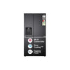 LG GL-L257CMC3 630L 3 Star Side-by-Side Refrigerator – Wi-Fi Convertible, Door Cooling+, Hygiene Fresh+, Smart Inverter, Water & Ice Dispenser | Matt Black