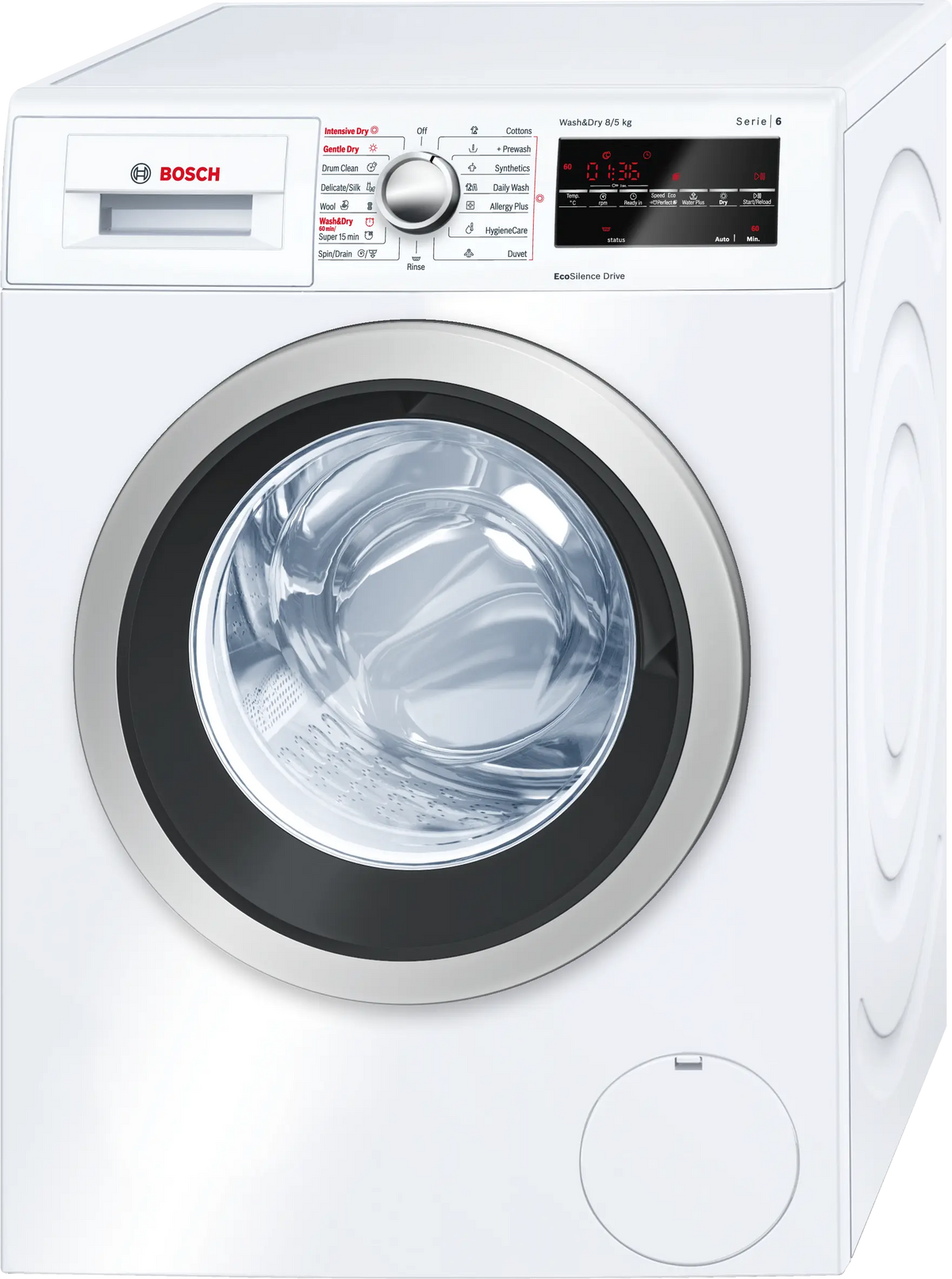 Bosch Series 6 washer dryer 8/5 kg 1500 rpm — WVG30460IN — product view