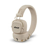 Marshall Major V Wireless On-Ear Headphones (Cream) | 100+ Hours Battery, Bluetooth, Fast Charging – Buy Online at Suraj Electronics