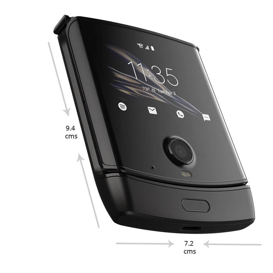 Motorola Razr 128 GB, 6 GB RAM, Noir Black, Mobile Phone