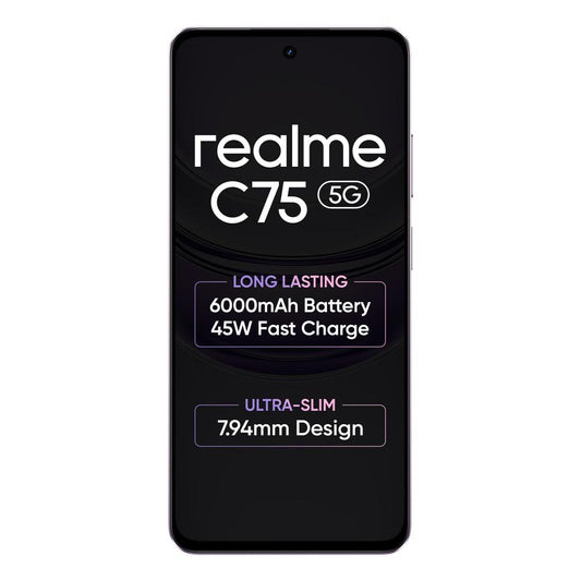 Realme C75 5G 128 GB, 4 GB RAM, Purple, Mobile Phone