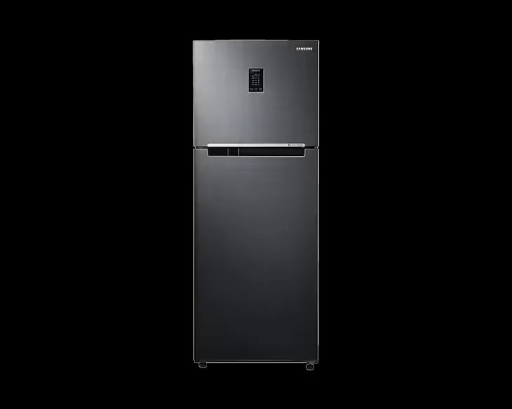 Samsung RT42C5C52BS/HL 376L 2 Star Inverter Frost-Free Convertible 5 In 1 Curd Maestro Double Door Refrigerator (Black Inox)