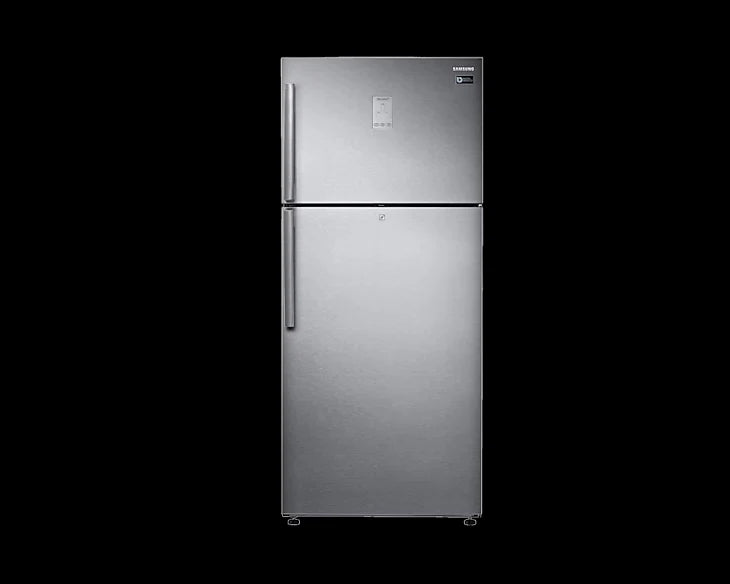Samsung RT42C5C52BS/HL 376L 2 Star Inverter Frost-Free Convertible 5 In 1 Curd Maestro Double Door Refrigerator (Black Inox)