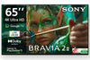 Sony K-65S25M2 65 Inch 4K Ultra HD Smart LED Google TV (BRAVIA 2M2 Series) with Dolby Atmos, 4K Processor X1, Google Assistant, Apple AirPlay – 2025 Model