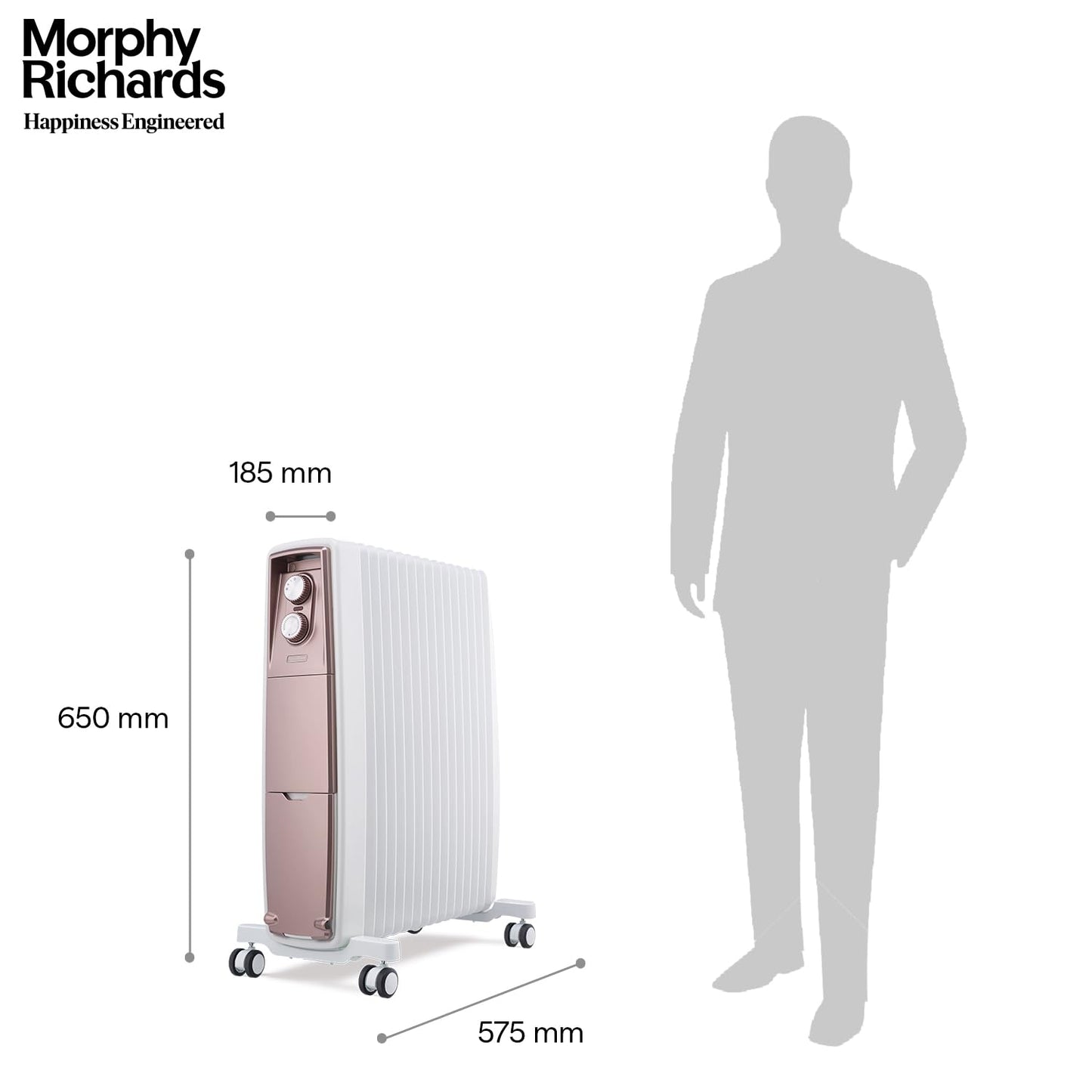 Morphy Richards Thermocore XR 15 Fins Oil-Free Radiator | 2000W Room Heater | Zero Oil Heating | 4-Year Warranty | Suraj Electronics Delhi NCR