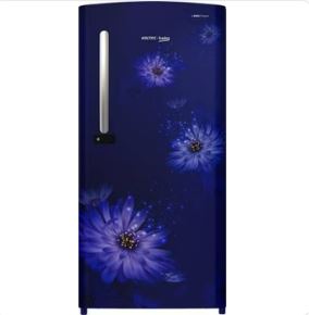 Voltas Beko 185 Litre 4 Star Single Door Refrigerator (Dahlia Blue