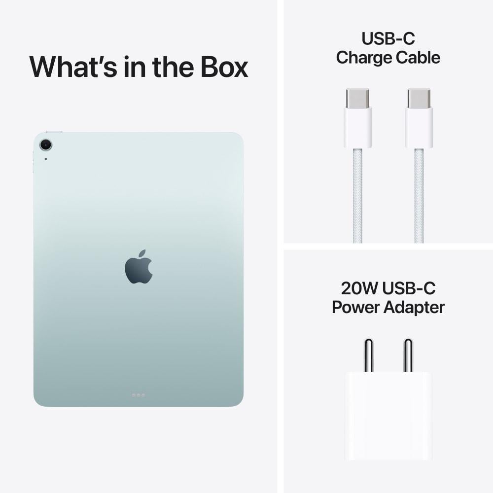 Apple iPad Air M3 2025 32.78 cm (13 inch), Wi-Fi Tablet, 1 TB, Blue, MCQ14HN/A