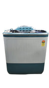 Lloyd GLWS105EPALB 10 Kg 5 Star Semi-Automatic Top Load Washing Machine | Dual Waterfall | 360° Water Shower | Memory Backup | Light Blue