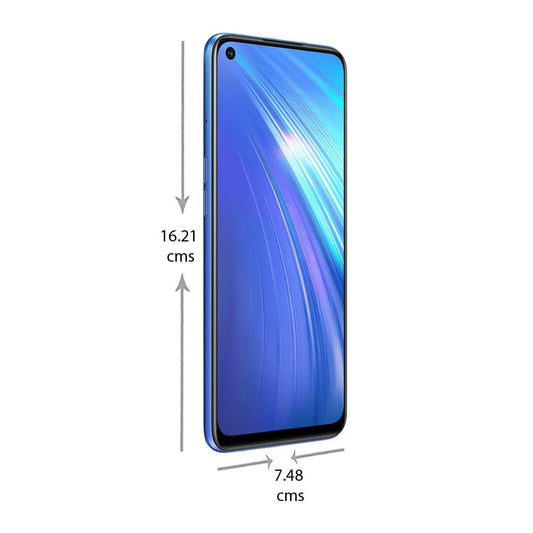Realme 6 64 GB, 6 GB RAM, Comet Blue, Mobile Phone