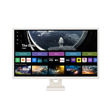 LG MyView 81.28 cm (32) Full HD IPS Smart Monitor with webOS — 32SR50F-W — product view