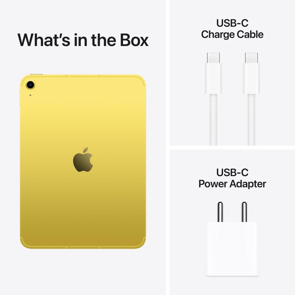 Apple iPad A16 11th Gen 2025 27.59 cm (11 inch) Wi-Fi + Cellular Tablet, 128 GB, Yellow, MD7H4HN/A