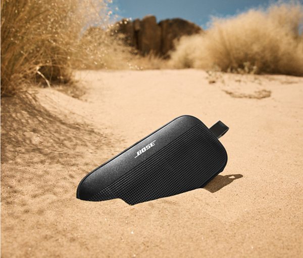 Bose SoundLink Flex 2nd Gen Portable Bluetooth Speaker (Black) – 12H Playtime, Waterproof IP67, Deep Bass | Suraj Electronics Delhi NCR
