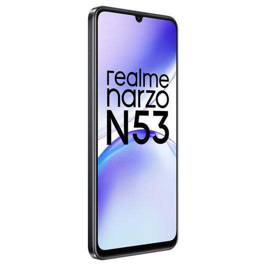 Realme Narzo N53 128 GB, 6 GB RAM, Feather Black, Mobile Phone