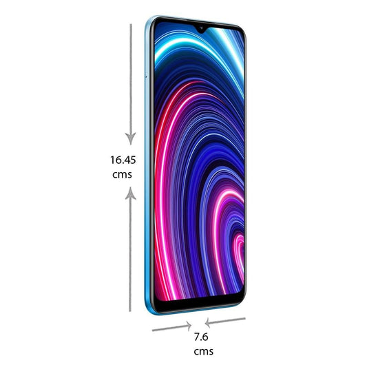 realme C25Y 64 GB, 4 GB RAM, Glacier Blue, Mobile Phone