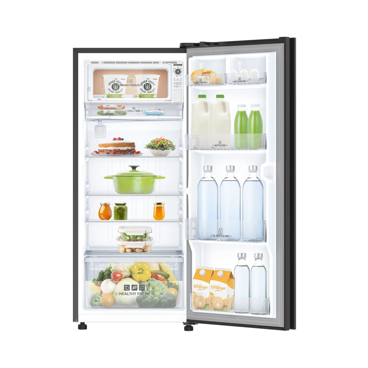 IFB IFBDC - 2324IRG Direct - Cool Refrigerator 206 L | 4 Star | Glass Door | Advance Cool Series