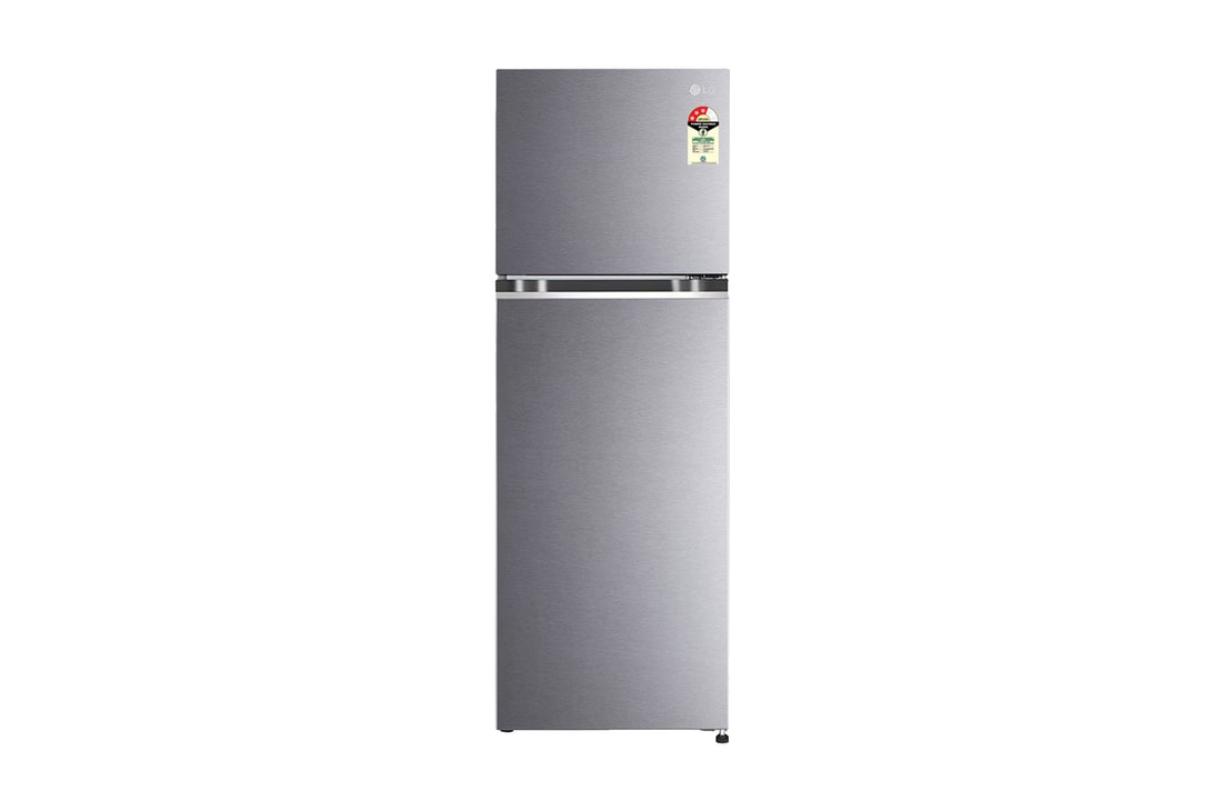 LG 246L, Double Door Refrigerator with Multi-Air Flow, Auto Smart Connect™, Express Freeze in PET Finish, 3-Star — GL-S262SDSX — product view
