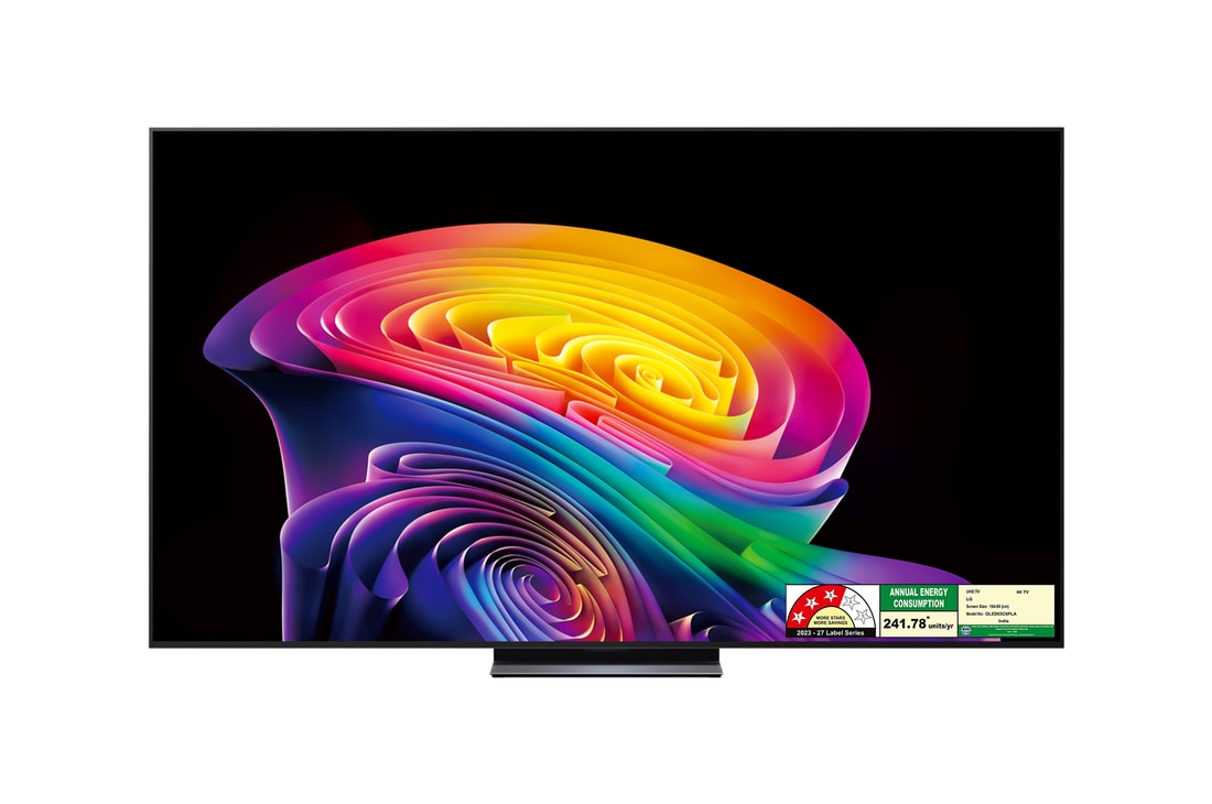 LG 164 cm (65) LG OLED evo AI C6 4K Smart TV OLED65C6PLA with α11 AI Processor Gen3, with Dolby Vision & Atmos 2026 — product view