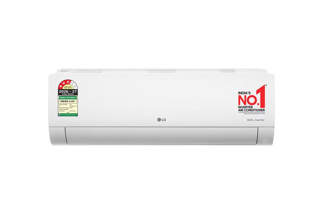 LG 3 Star (~2.0) Split AC, AI Convertible 6-in-1 Cooling, Gold Fin+, Viraat Mode, Diet Mode+, 6.3 kW, 2026 Model — AS-Q24ENXE — product view