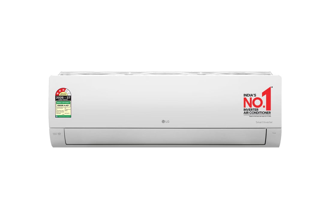 LG 3 Star (~1.5) Split AC, AI Convertible 6-in-1 Cooling, Gold Fin+, Diet Mode+, Viraat Mode, 4.4 kW, 2026 Model — AS-Q18JNXE1 — product view