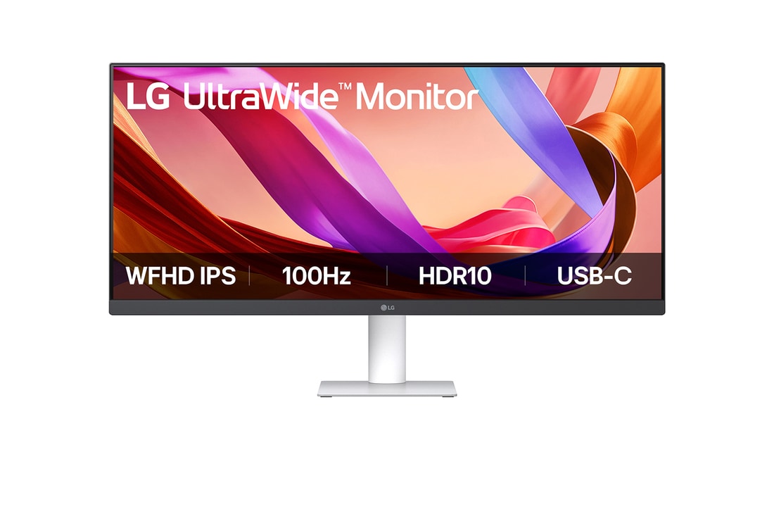 LG 29(73.66 cm) UltraWide 21:9 WFHD (2560x1080) IPS Display | 100Hz | 5ms(GtG) | sRGB 99% (Typ.) | HDR10 | 3-Side Narrow Bezel |Tilt Adjustable — 29U531A-W — product view